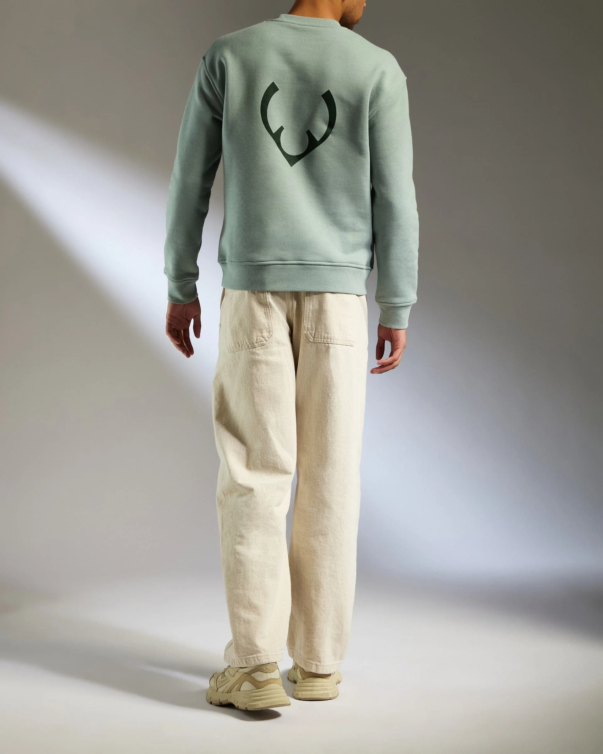 Travel Essential Sweatshirt in Mist Blue - Image 4