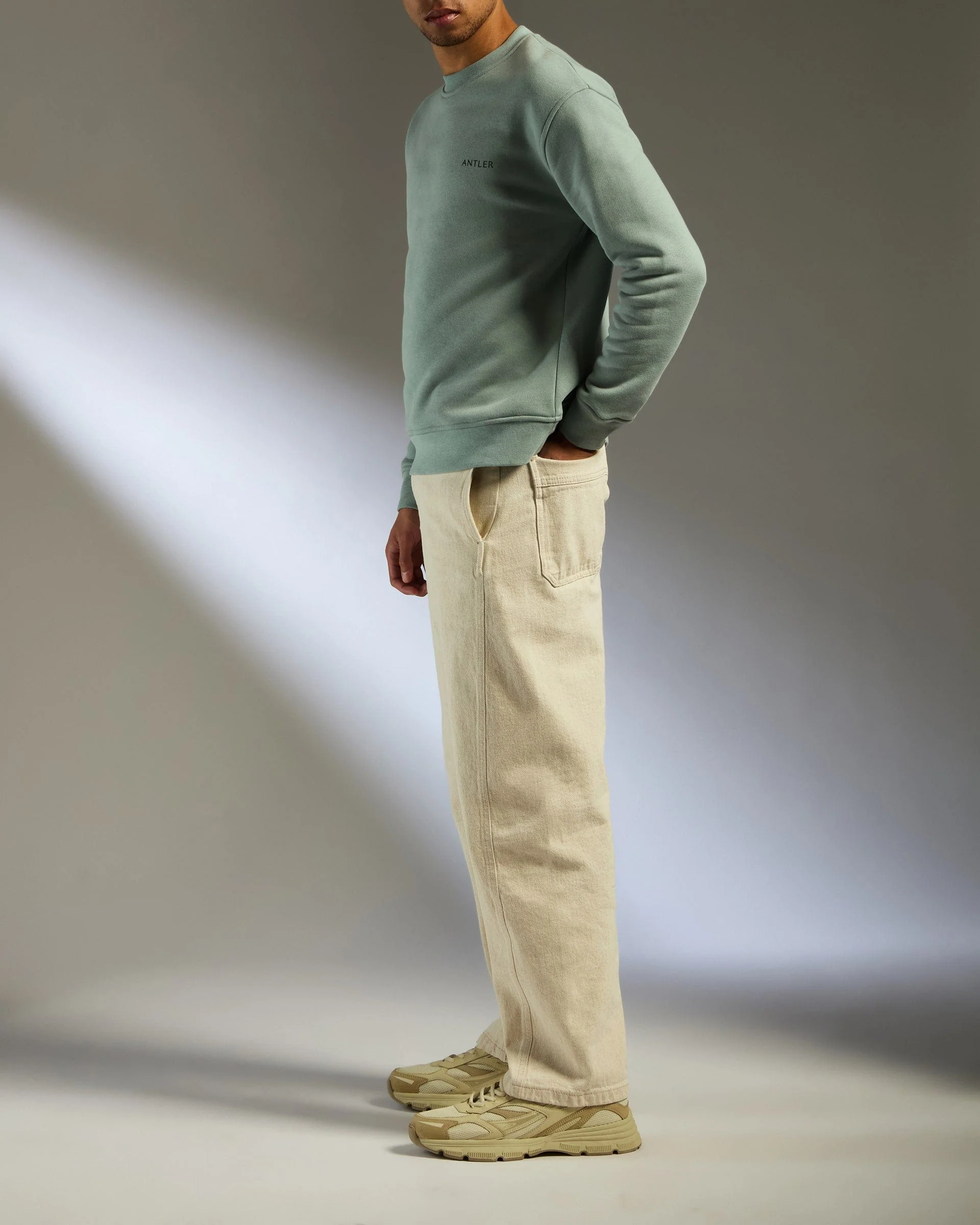 Travel Essential Sweatshirt in Mist Blue - Image 5