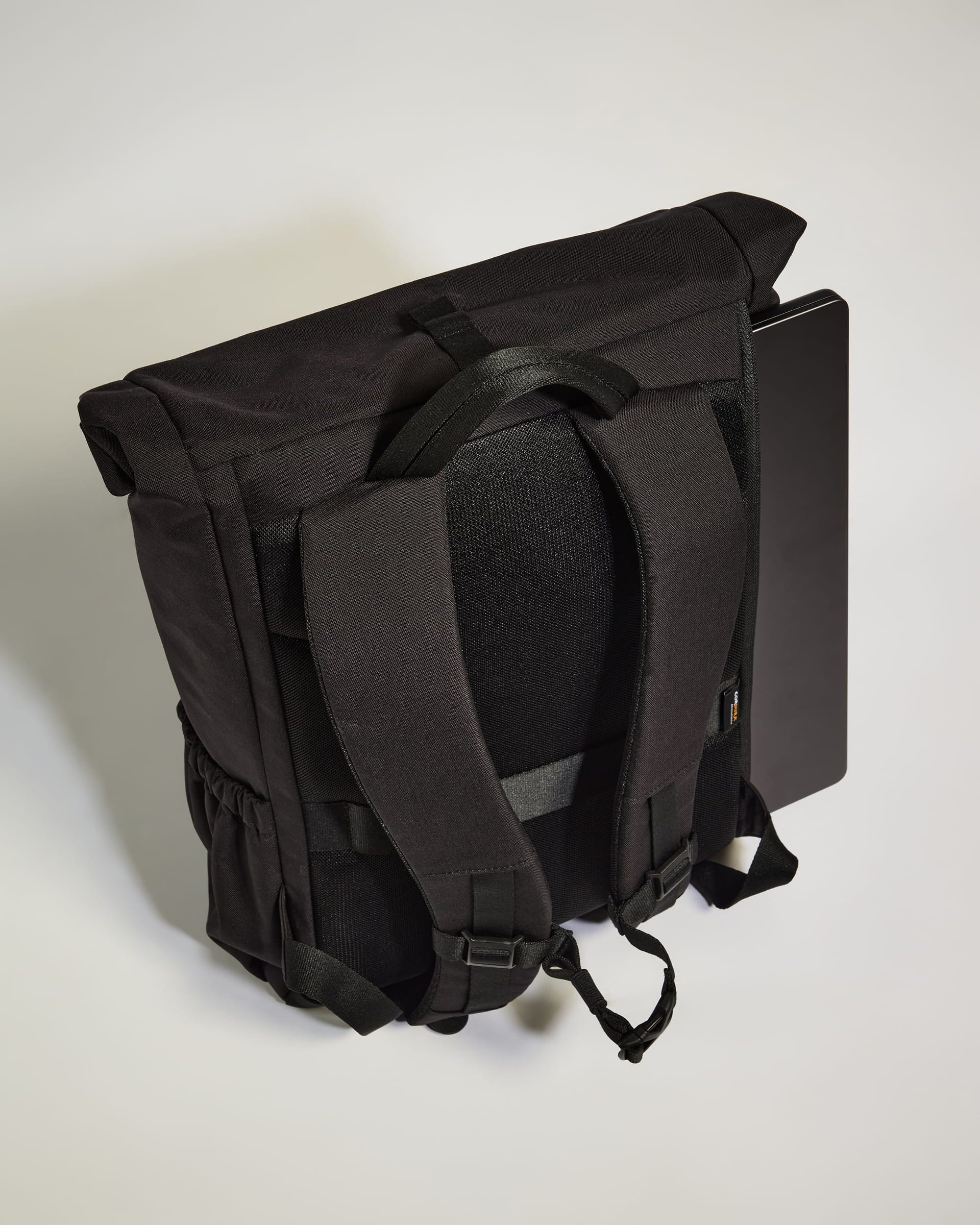 Urban Core Rolltop Backpack in Black - Image 3